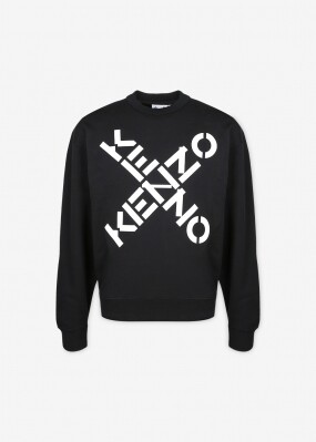 스크래치_겐조 남성 로고 블랙 맨투맨 FA6 5SW521 4MS 99