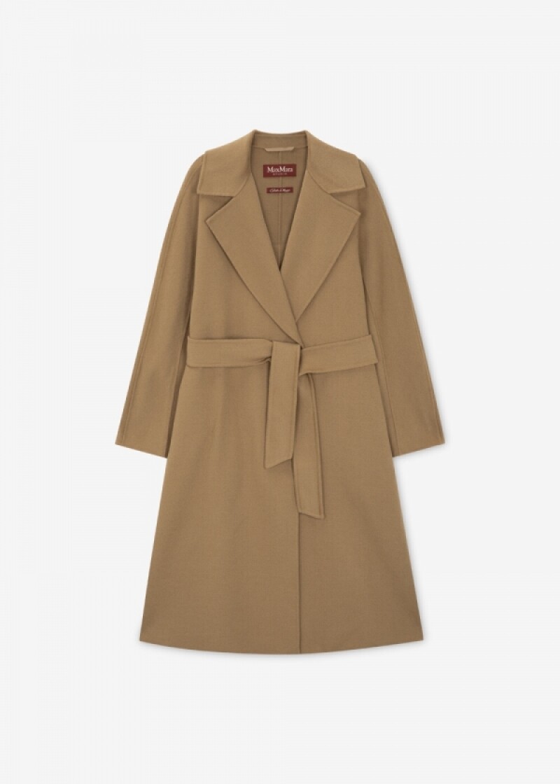 스크래치_막스마라 여성 클레스 카멜 코트 CLES 024(186823)