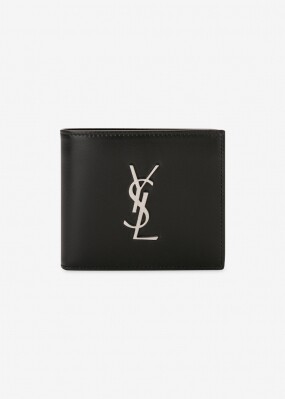 스크래치_생로랑 남성 모노그램 은장로고 블랙 반지갑 453276 0SX0E 1000(186818)