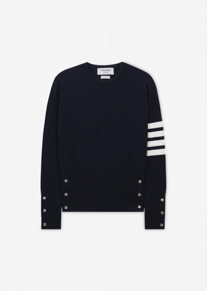 스크래치_톰브라운 여성 풀오버 캐시미어 네이비 니트 FKA001A 00011 415(186820)