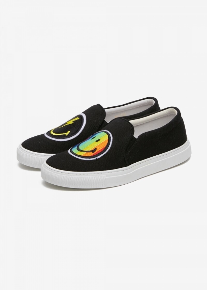 조슈아샌더스 여성 썬더스마일 블랙 슬립온 10017RSW BLACK