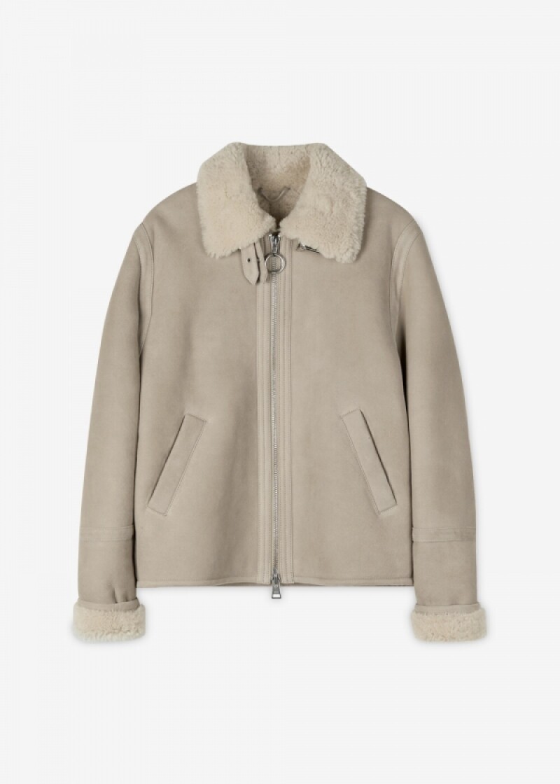 스크래치_아미 남성 스웨이드 샴페인 시어링자켓 H21HL306 542 265(129586)