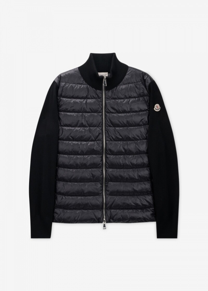 몽클레어 여성 로고 패치 블랙 패딩 9B00023 M1131 999