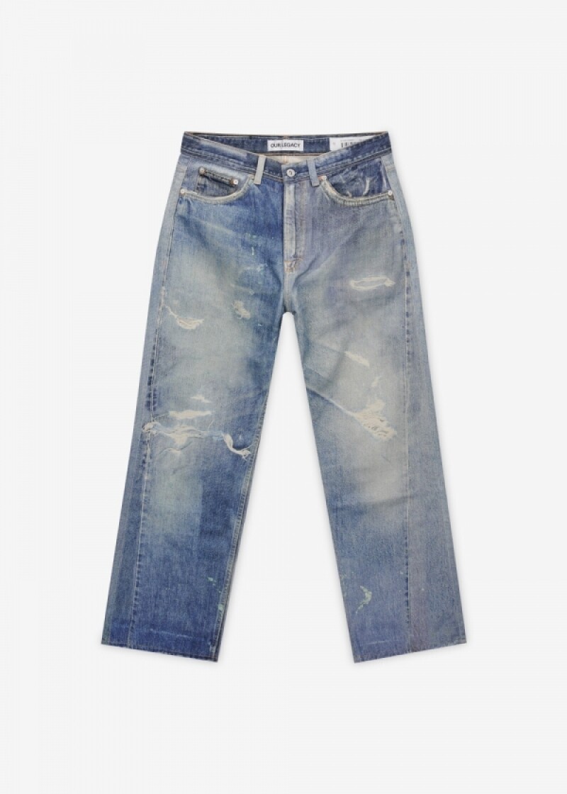 아워레가시 남성 써드컷 디지털 데님 블루 팬츠 M4205TDD DIGITAL DENIM PRINT