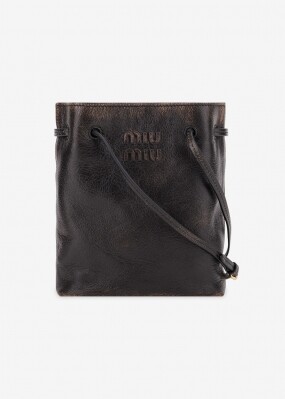 미우미우 여성 나파 로고 커피 크로스백 5NF460 AF6P F0201