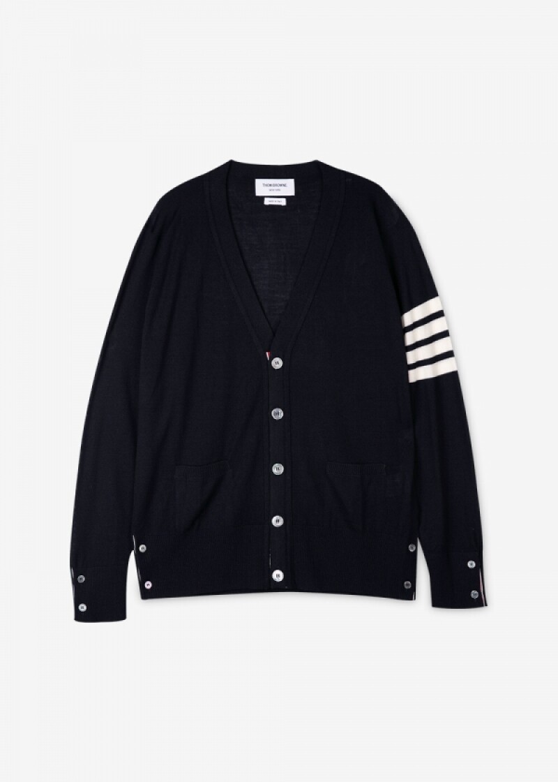 스크래치_톰브라운 남성 사선완장 네이비 가디건 MKC002A Y1014 415(187543)