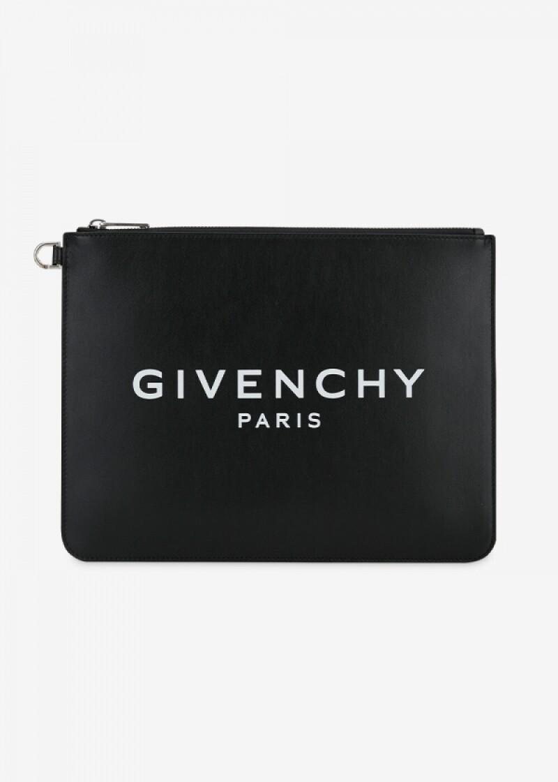 스크래치_지방시 공용 로고 프린트 블랙 클러치백 BK600J K0AC 001(187175)