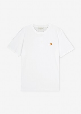 스크래치_메종키츠네 남성 폭스 헤드 화이트 반팔티 LM00104KJ0008 P100(187542)