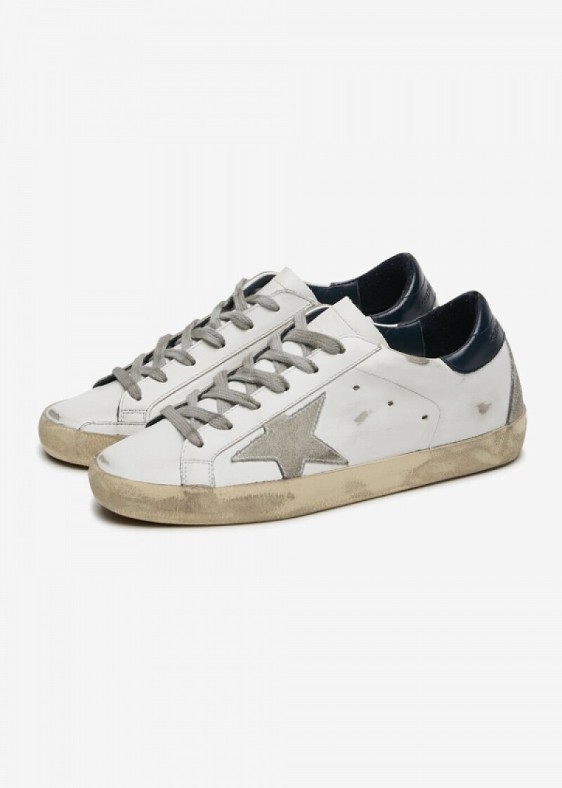 스크래치_골든구스 여성 슈퍼스타 A7 네이비탭 화이트/네이비 스니커즈 GWF00102 F000311 10270(187286)