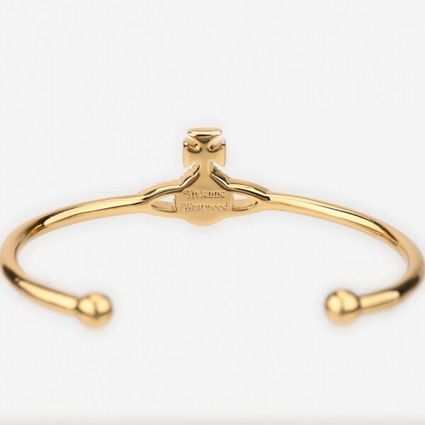 꼬르소밀라노,비비안웨스트우드 여성 그레이스 바스 릴리프 골드 팔찌 61010007 R114