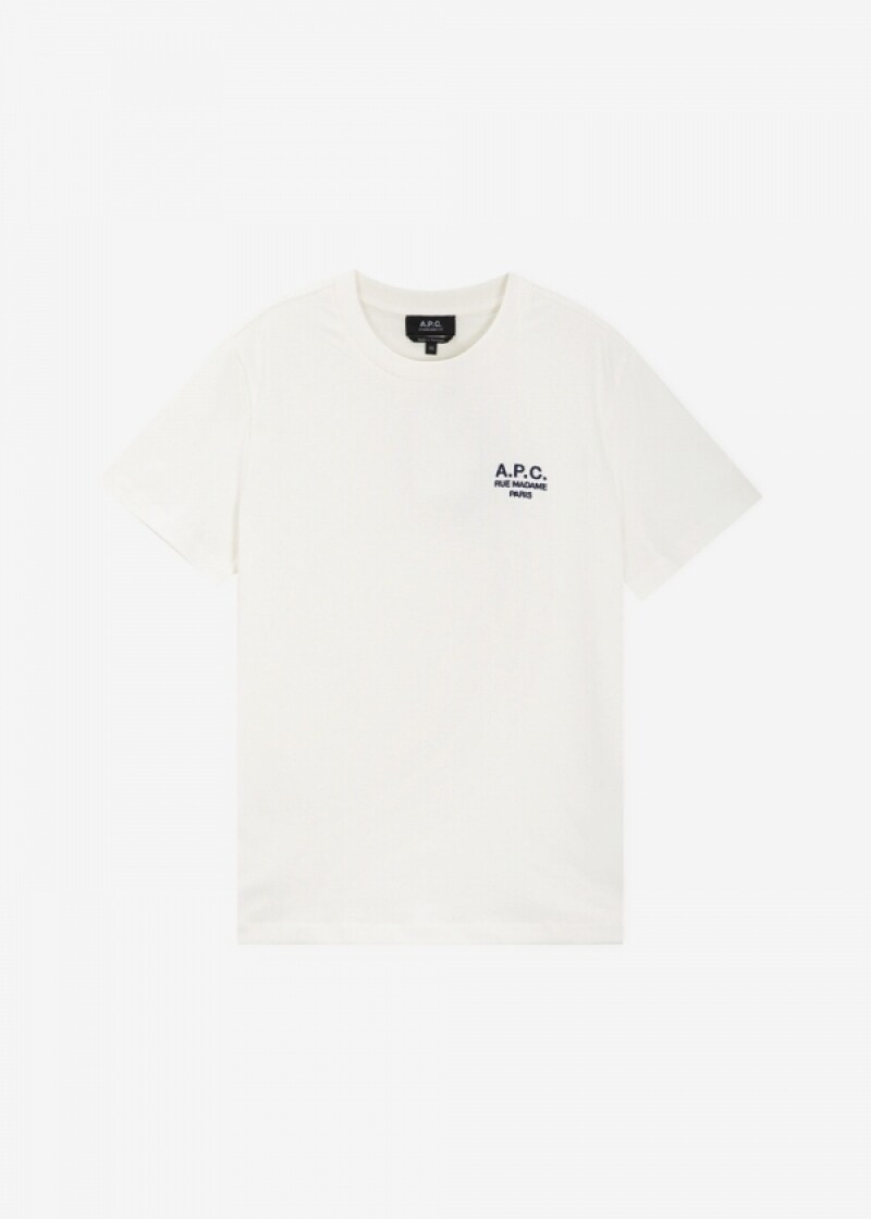 아페쎄 공용 로고 화이트 반팔티 COHBU M26388 TAE