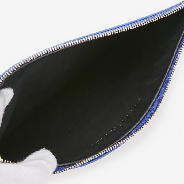 꼬르소밀라노,피에르하디 공용 큐브 블루 오렌지 클러치백 POUCH L MULTI BLUE