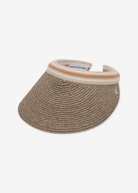 헬렌카민스키 여성 비앙카 이클립스멜란지/누가스트라이프 바이저 HAT50265 Eclipse Melange Nougat Stripe