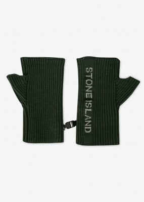 스톤아일랜드 남성 레터링 로고 카키 장갑 7715N05A7 V0058