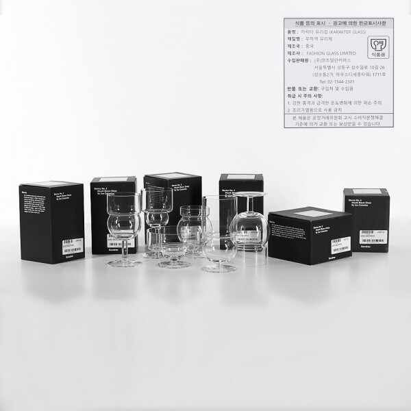 꼬르소밀라노,카락터 스페리코 No.4 클리어 글라스 KA20400E