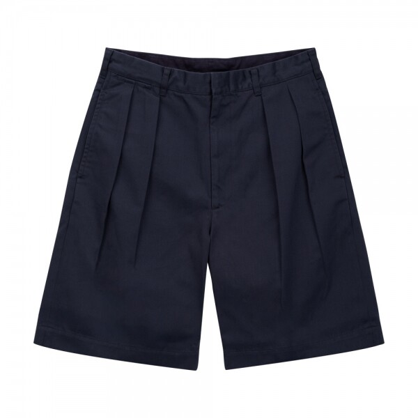 꼬르소밀라노,나나미카 남성 더블 플리츠 네이비 반바지 S25SD108E NAVY