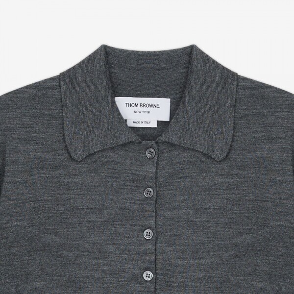 꼬르소밀라노,톰브라운 여성 울 사선 바 릴렉스드 메드 그레이 카라티 FKP053A Y1014 035