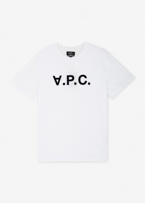 스크래치_아페쎄 남성 VPC 로고 블랑/다크네이비 반팔티 COHBM M26384 TAE(200990)